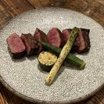 高知酒場103 - イチボ藁焼きステーキ