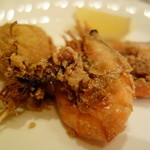 甘エビ、イカ、ホタテ