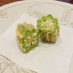 旬彩天 つちや - でかいオクラ