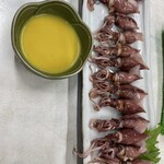 源蔵本店 - ホタルイカ。ちゃんと目玉取ってある。