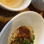 中華蕎麦 はざま - 限定和え玉　背脂しぐれ