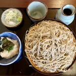 信州蕎麦 わきゅう - たたきとろろ蕎麦@880円+大盛り@200円