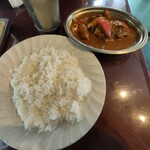 エー・ラージ - サバマンゴーフィッシュカレー1,800円（ライス付）