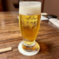 明神下 神田川 本店 - 生ビール