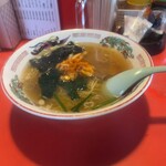 珉亭 - 半江戸っ子ラーメン495円