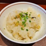 馳走 啐啄一十  - 【写真④】浅蜊(廿日市市大野)のお粥、34年間継ぎ足しのポン酢(おかわり)