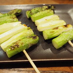 鳥扇 - グリーンアスパラ焼き