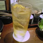 炭火串焼 やき龍 - 緑茶ハイ　500円