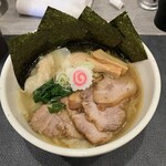 手打ち 蓮 - しお全部入りら〜麺
