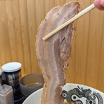 食堂 はせ川 - はせ川自慢のロングチャーシュー
