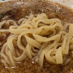 食堂 はせ川 - ツルツル感マックスの中太麺