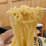 食堂 はせ川 - 東京製麺の中太麺