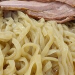 食堂 はせ川 - ツルツル感マックスの中太麺