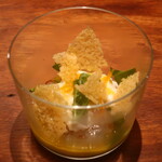 IZA - 赤海老とズッキーニのマリネ