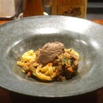 IZA - 鶏内臓のタリオリーニ