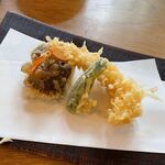 そばの実 千の松 - 天ぷら