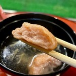 どぜう・四季料理 やぶや - ふんわりとした真薯、ですが桜海老の香りがガツンとくる絶品！