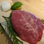 ステーキハウス 森吉 森のテラス - 赤石肉ステーキ200g1900円