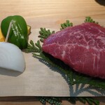 ステーキハウス 森吉 森のテラス - 赤石肉ステーキ200g1900円