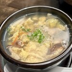 炭火焼肉 たけのうち - 玉子野菜スープ小