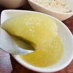 こひる庵 - すりおろしりんごでこれがさっぱりでとても美味しかった