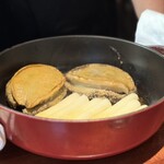 蒼 - 黒鮑とアスパラガス