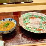 青空 - 九絵の湯引きはおろしポン酢で