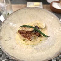 楽の蔵　レストランChez tomo. - ⑤テング鯛のポワレ、メジナの白胡麻風味