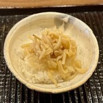 鎌倉 北じま - 2024.6.  泥障烏賊と新生姜のご飯