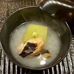 鎌倉 北じま - 2024.6.  鯵の一夜干しと冬瓜のお椀