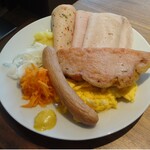 ドイツ国家認定食肉加工マイスターの店 AkitaHam. - ランチセット＆ヨーロッパ小麦+ワイン