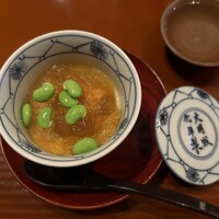 祇園迦陵 - ジュレの下は　北海道うに