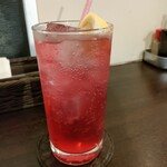 洋食 ツバキ亭 - 赤紫蘇ソーダ