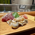 しほう田 - お次は、好物の貝類肝付き♡