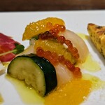 創作イタリアン Gemelli - 北海道産ホタテとデコポンのマリネ