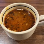 炭火ハンバーグ 肉焼き亭 - セットのスープ