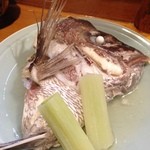 均一軒 - 鯛かぶと蒸し