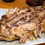 均一軒 - ニシン解体の図。ハラワタが超ウマい。