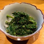 均一軒 - 春菊ゴマ和え