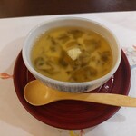 なる海 - あおさの茶碗蒸し。