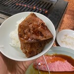 焼肉 かっぱ梶岡 - スーパーハラミオン座ライス