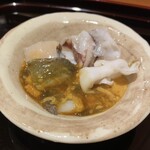 小笹寿し - 生のあわびと烏賊に雲丹を和えたやつ　R5.9