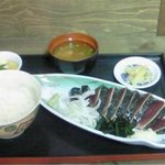かつおたたき定食1000～1,200円也☆