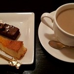 Mothers Cafe - cake＋カフェオレ
