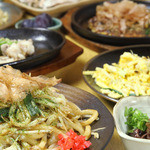 Okonomiyaki Mori -  『C』鉄板焼デラックスくコース　4,200円　(120分飲放)