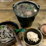 亀戸・養生料理　高の - 護摩蕎麦（猪）　1,800円