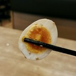 味來 - 冷やし中華　ゆで玉子リフト