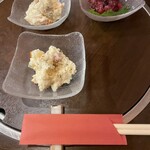 一品料理　善五郎 - お通しはポテトサラダ♥