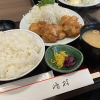 割烹 嶋村 - 若鶏一口揚げ定食
