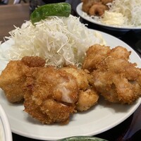 割烹 嶋村 - 若鶏一口揚げ定食